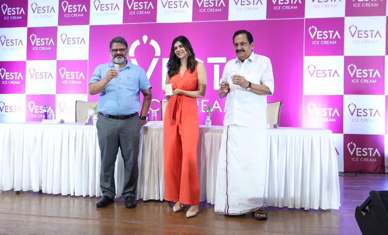 Kalyani Priyadarshan Lauch Vesta New Ice Cream