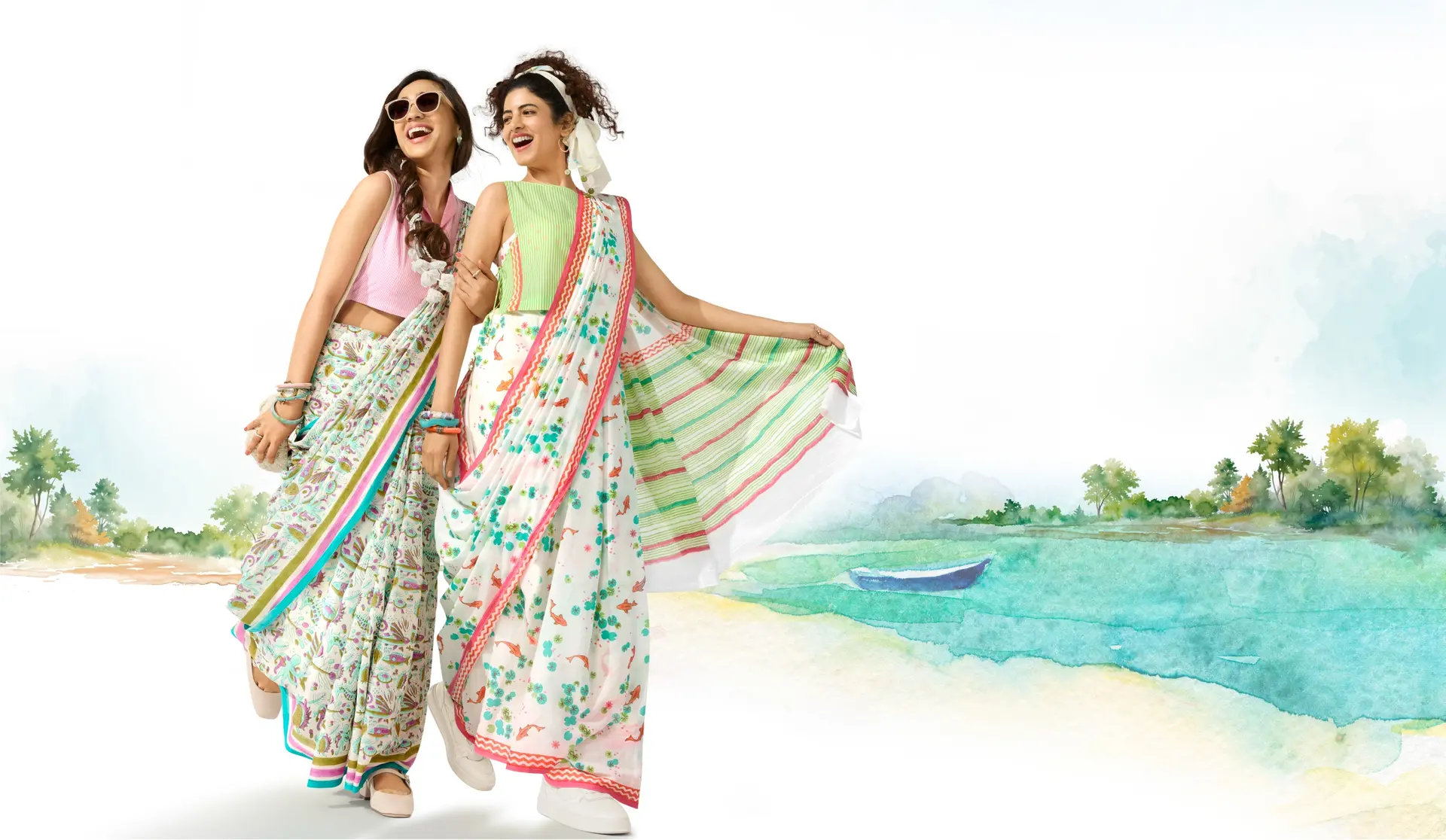 Taneira Summer Songs collection featuring cotton and silk ethnic wear for women